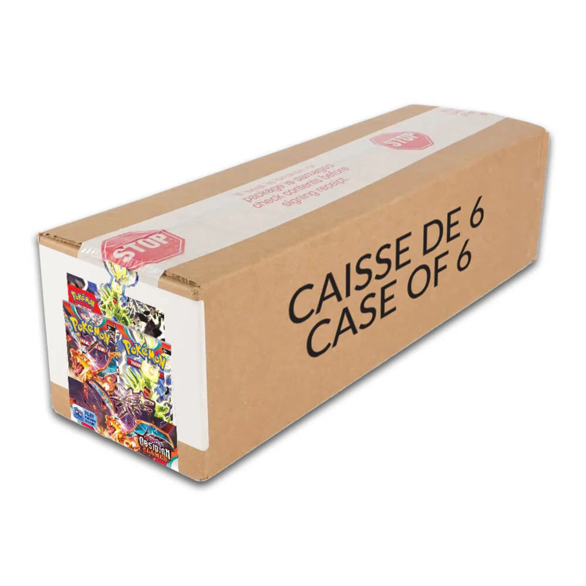 Pokemon Scarlet & Violet - SV03 - Obsidian Flames Booster Box Sealed Case (6 Booster Boxes)