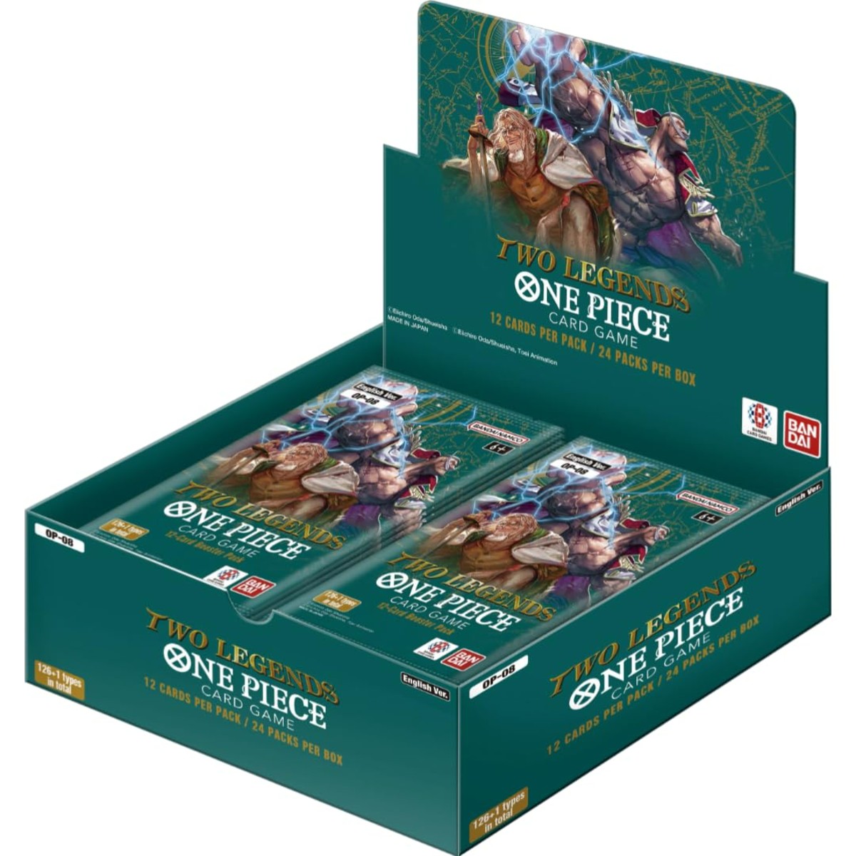 One Piece TCG - OP08 - Two Legends Booster Box (24 packs)