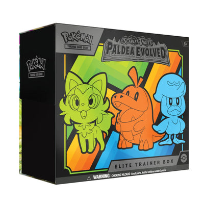~Pokemon Scarlet & Violet - SV02 - Paldea Evolved Elite Trainer Box (Has a tear)