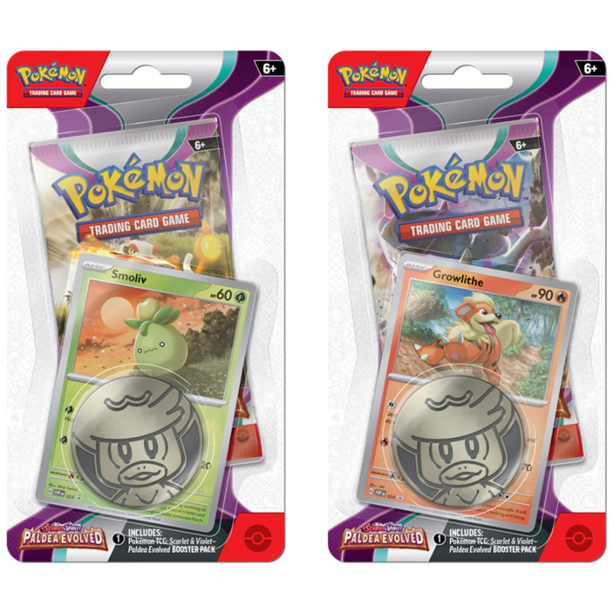 Pokemon Scarlet & Violet - SV02 - Paldea Evolved Checklane Blister (Random Variant)