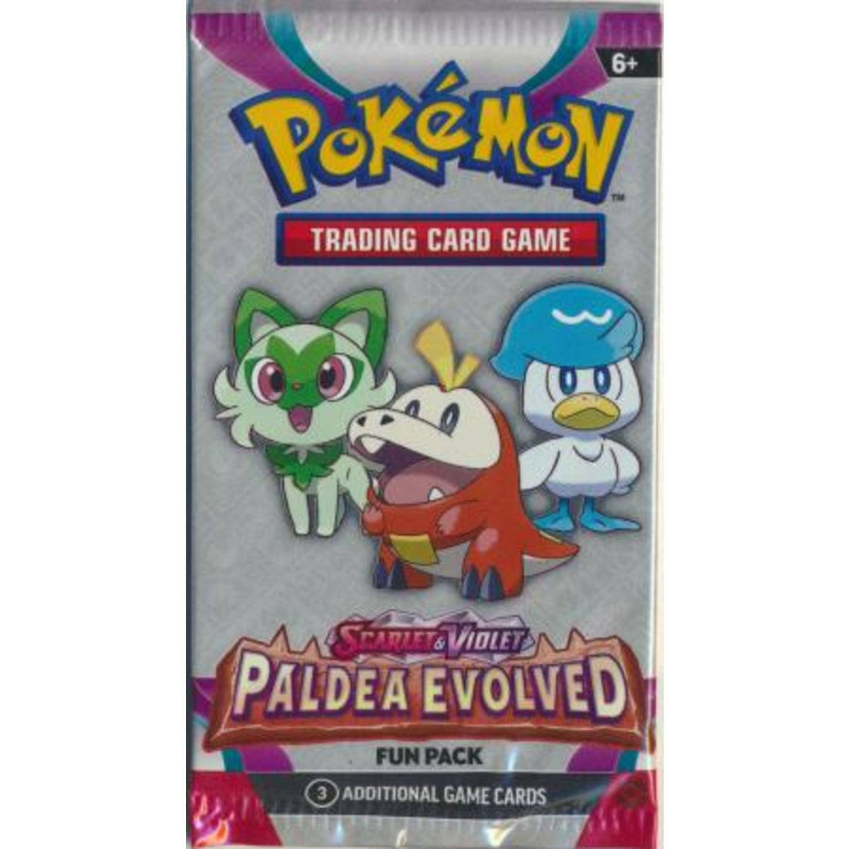 Pokemon Scarlet & Violet - SV02 - Paldea Evolved Fun Pack (3 cards per pack)