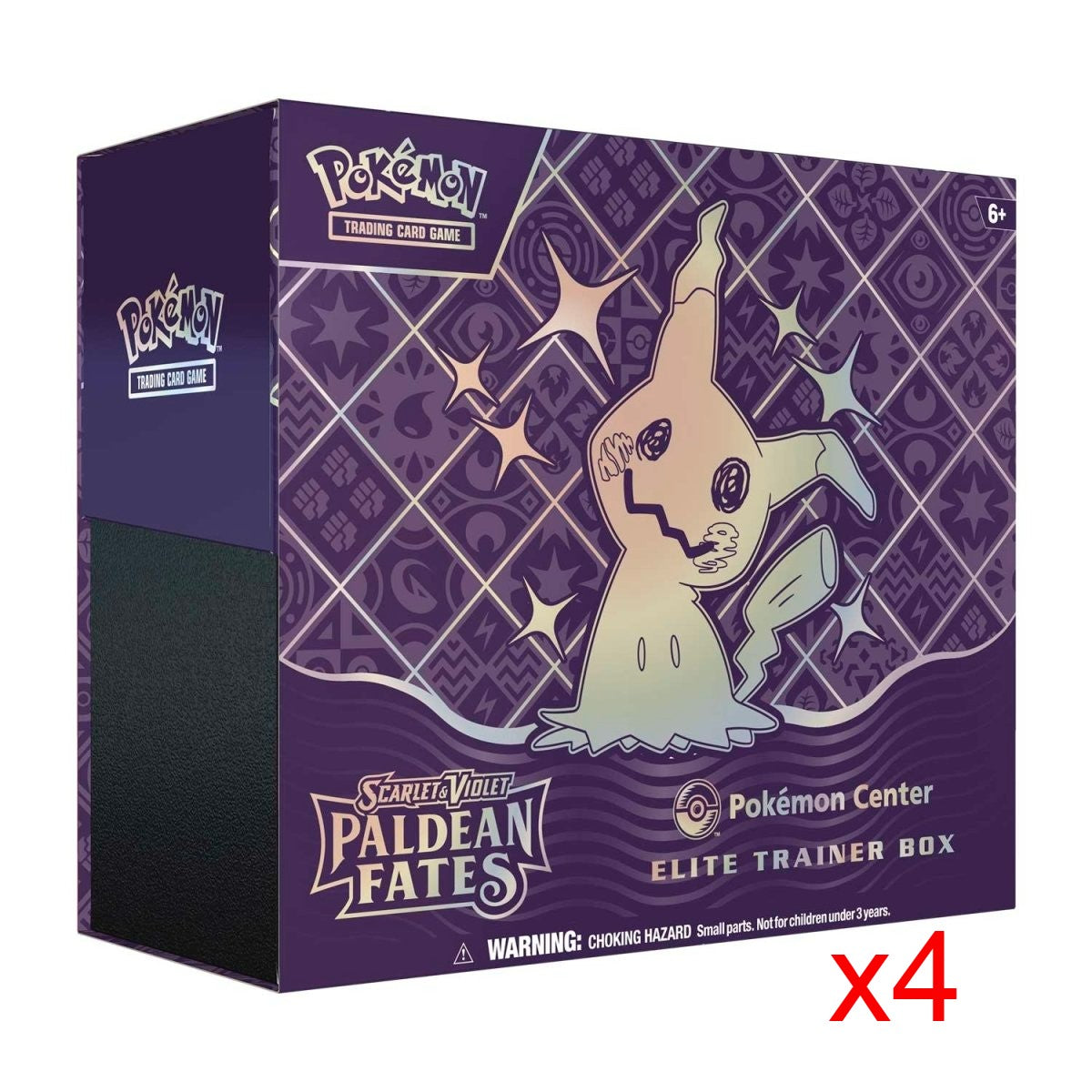 Pokemon Scarlet & Violet - SV04.5 - Paldean Fates Pokemon Center Elite Trainer Box Case (4 ETBs)