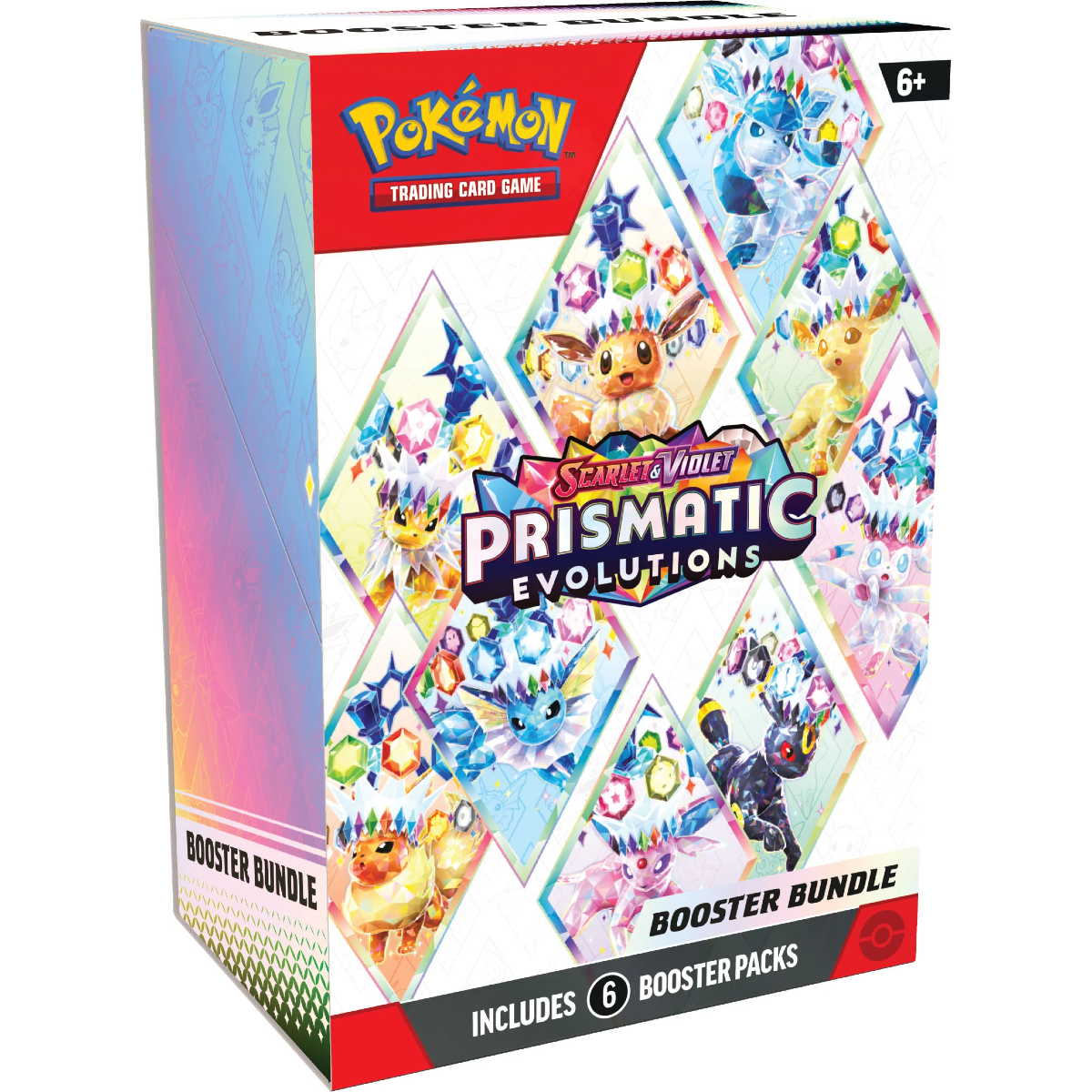 Pokemon Scarlet & Violet - SV08.5 - Prismatic Evolutions Booster Bundle (6 packs)