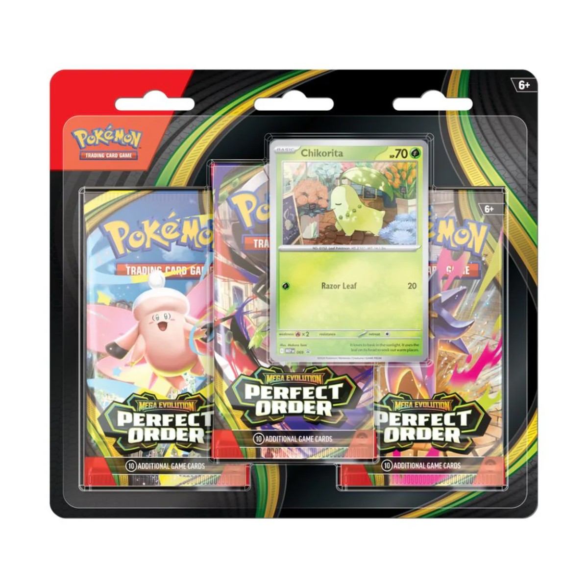 Pokemon Mega Evolution - ME03 - Perfect Order 3-pack Blister
