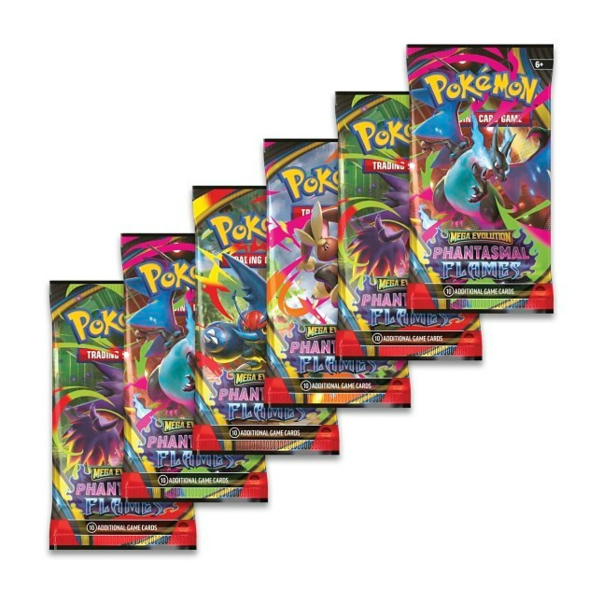 Pokemon Mega Evolution - ME02 - Phantasmal Flames Loose Booster Pack