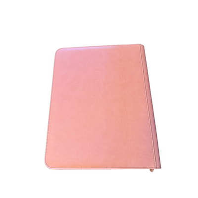 PM Supplies 9-Pocket Zip-Up Binder - Pink