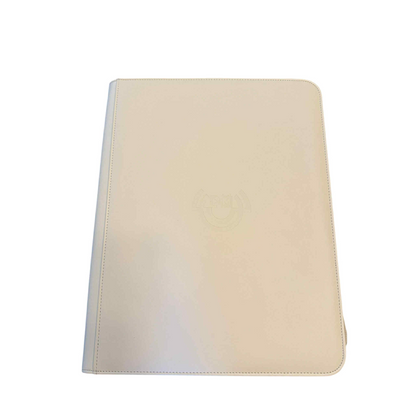 PM Supplies 9-Pocket Toploader Binder - White