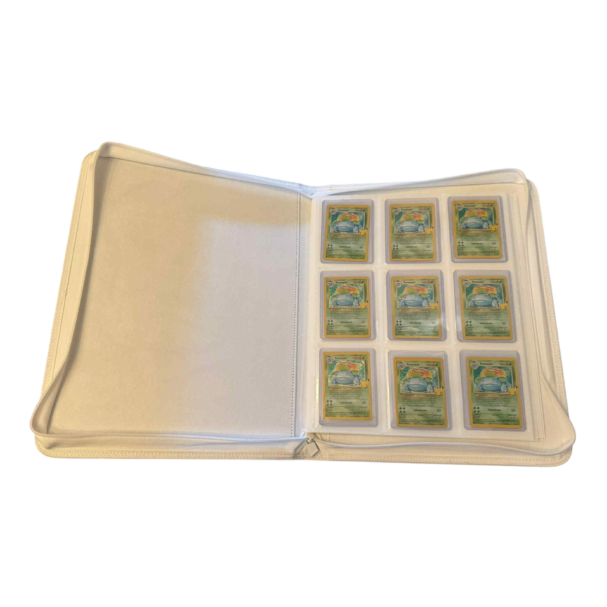 PM Supplies 9-Pocket Toploader Binder - White