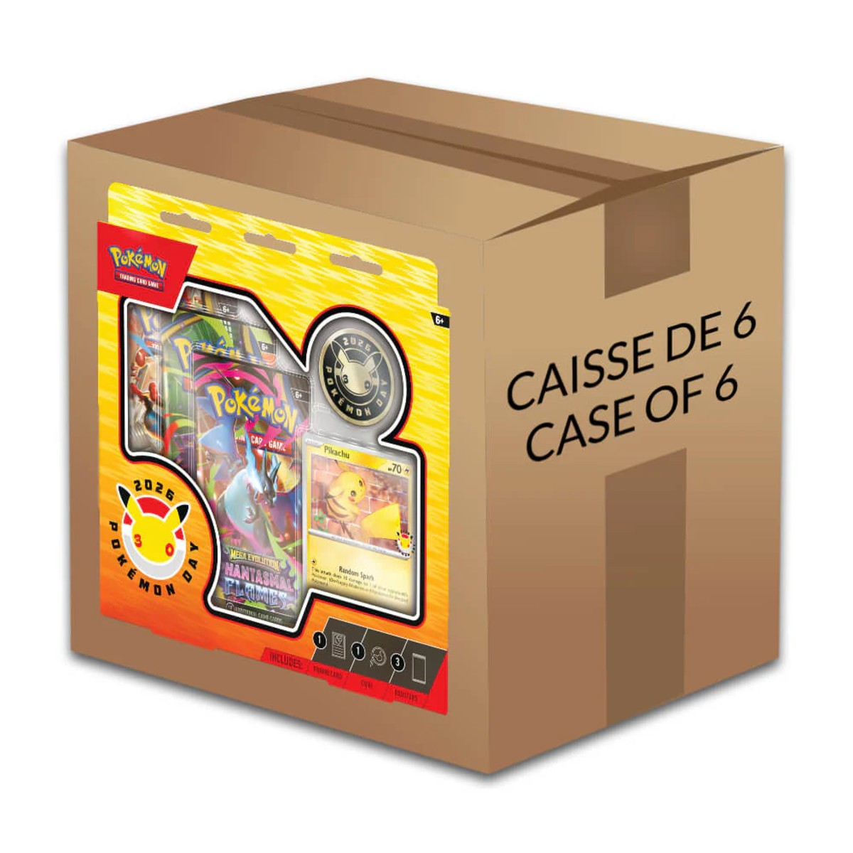 Pokemon Mega Evolution - Pokemon Day 2026 Collection Sealed Case (6 Boxes)
