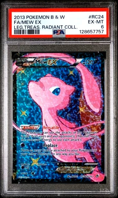 Legendary Treasures Radiant Collection  RC24/RC25 PSA6 #137858588 Mew EX (Full Art)  - Holofoil - Ultra Rare