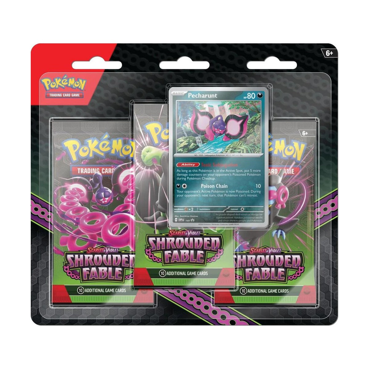 Pokemon Scarlet & Violet - SV06.5 - Shrouded Fable 3-Pack Blister