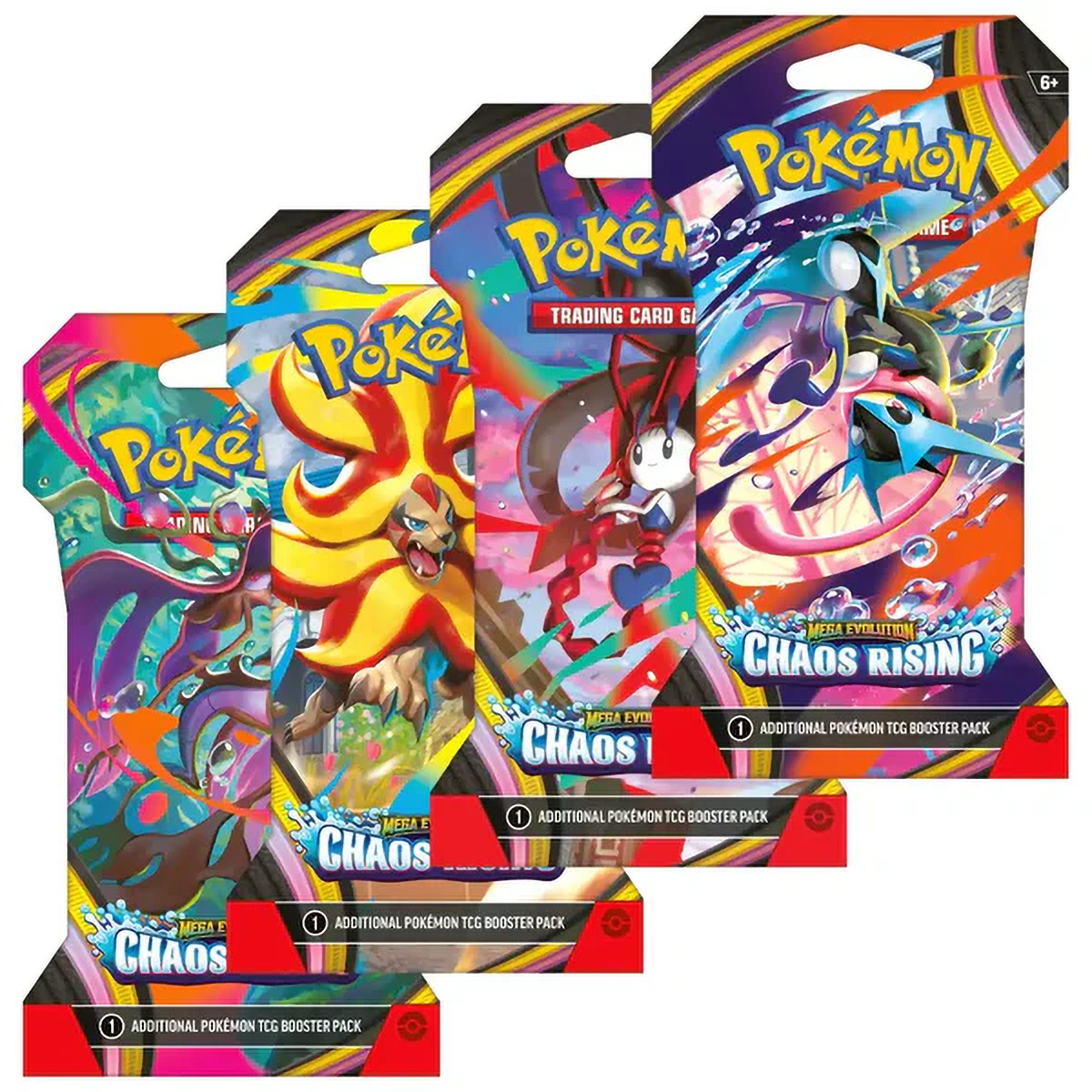 Pokemon Mega Evolution - ME04 - Chaos Rising Sleeved Booster Pack