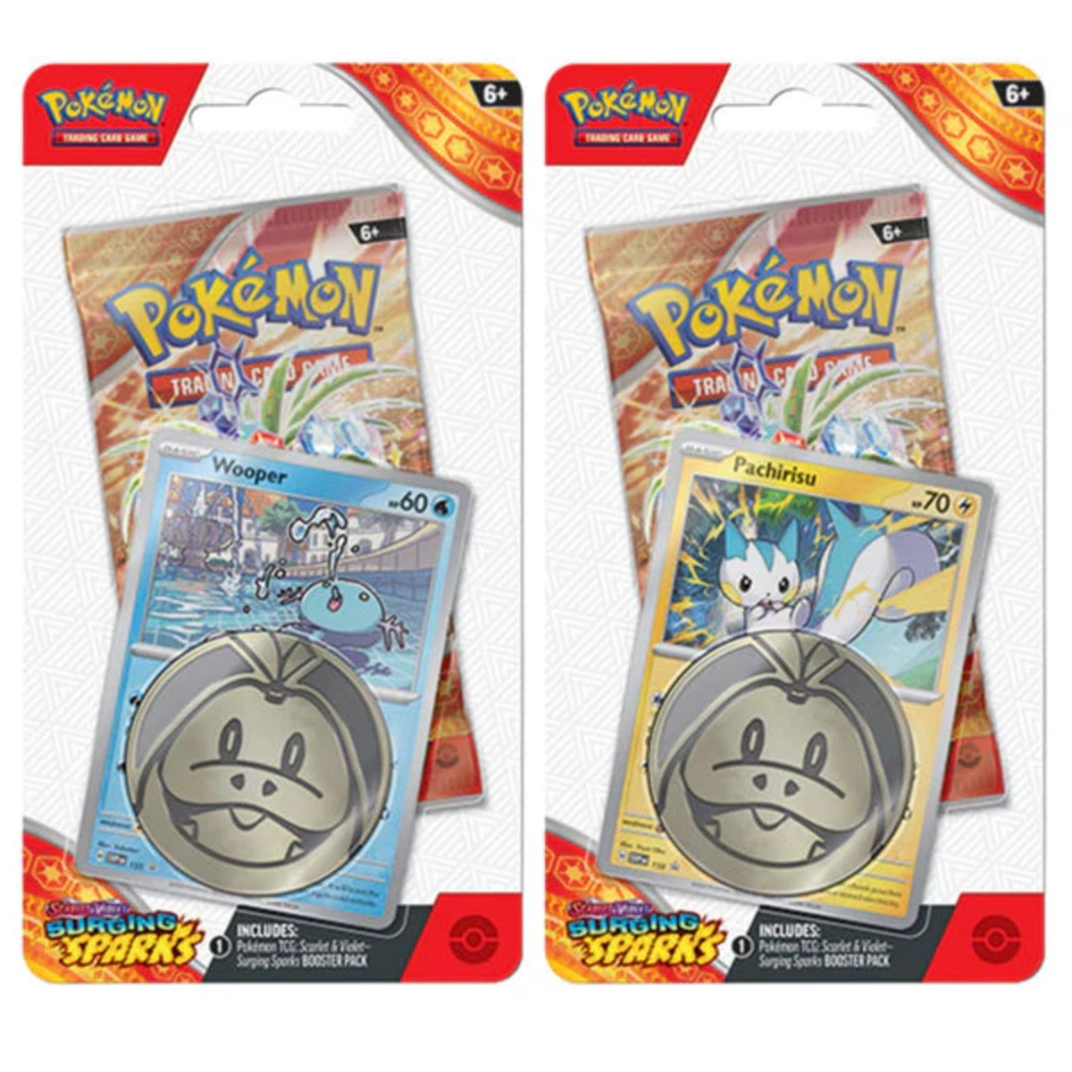 Pokemon Scarlet & Violet - SV08 - Surging Sparks Checklane Blister (Random Variant)