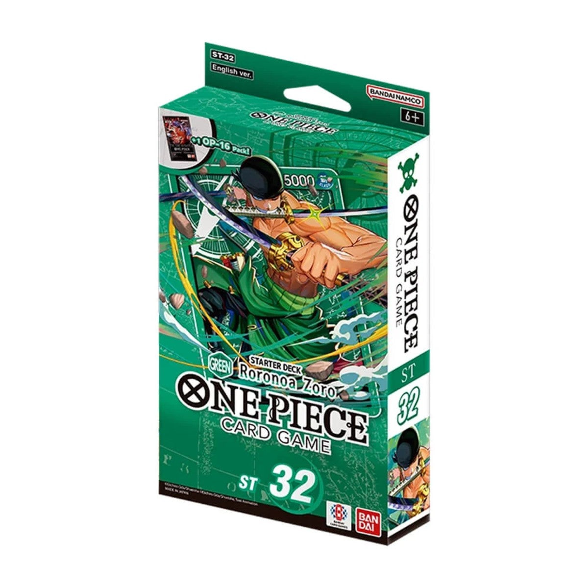 One Piece TCG - ST32 -  GREEN Roronoa Zoro - Starter Deck