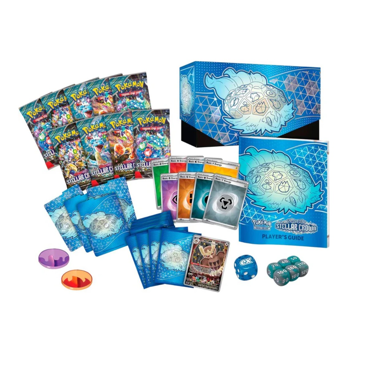 Pokemon Scarlet & Violet - SV07 - Stellar Crown Elite Trainer Box (9 Packs)