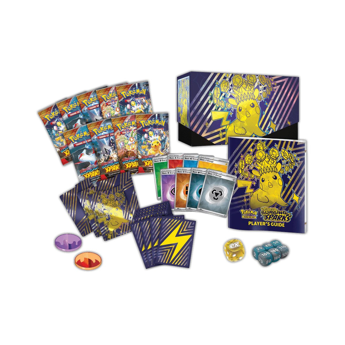 Pokemon Scarlet & Violet - SV08 - Surging Sparks Elite Trainer Box (9 Packs)