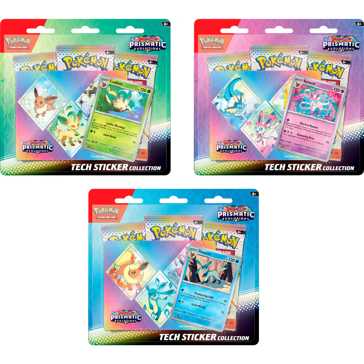 Pokemon Scarlet & Violet - SV08.5 - Tech Sticker Collection (1x Random Art)