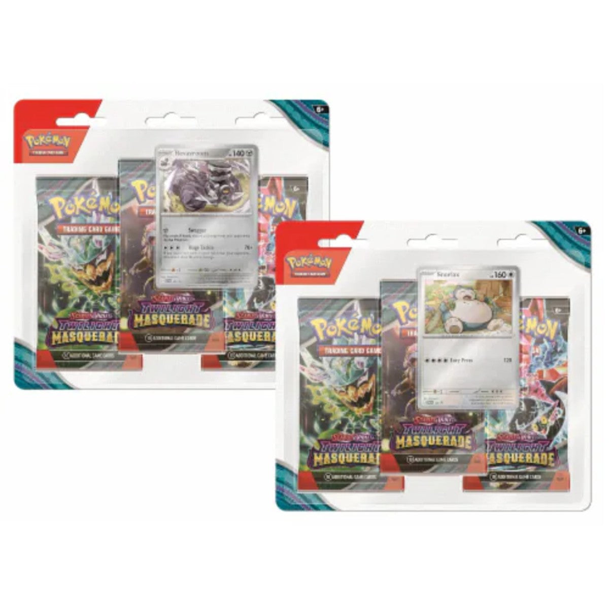 Pokemon Scarlet & Violet - SV06 - Twilight Masquerade 3-Pack Blister - Random Art