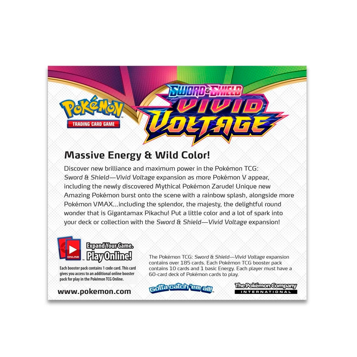 Pokemon Sword & Shield - SWSH04 - Vivid Voltage Booster Box (36 Packs)