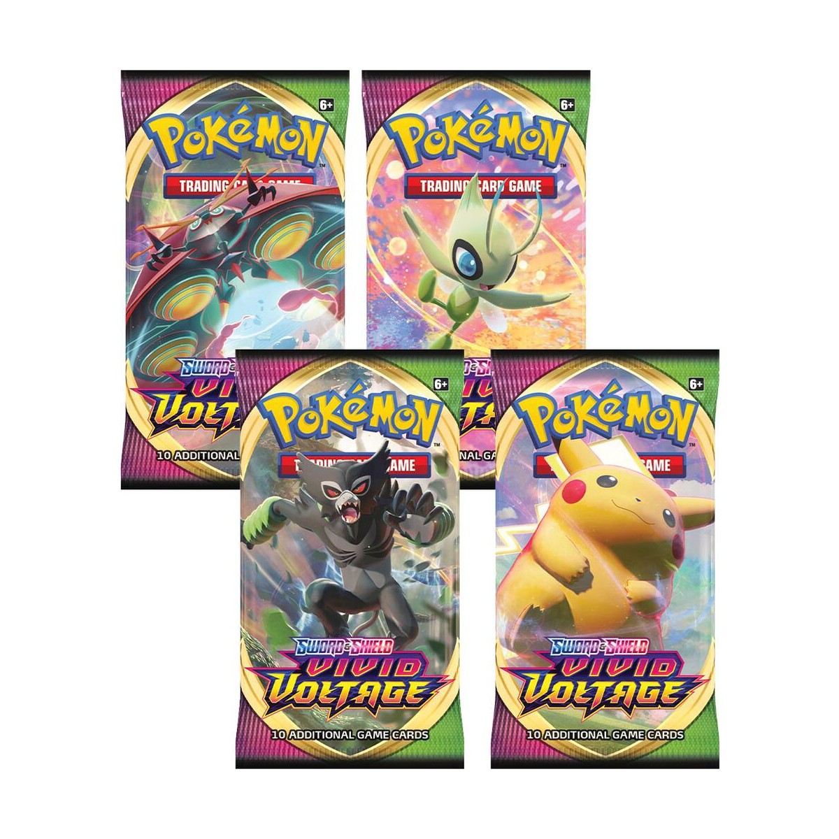 Pokemon Sword & Shield - SWSH04 - Vivid Voltage Loose Booster Pack