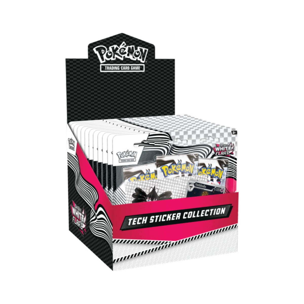 Pokemon Scarlet & Violet - SV10.5 - White Flare Tech Sticker Collection - Sealed Case of 12