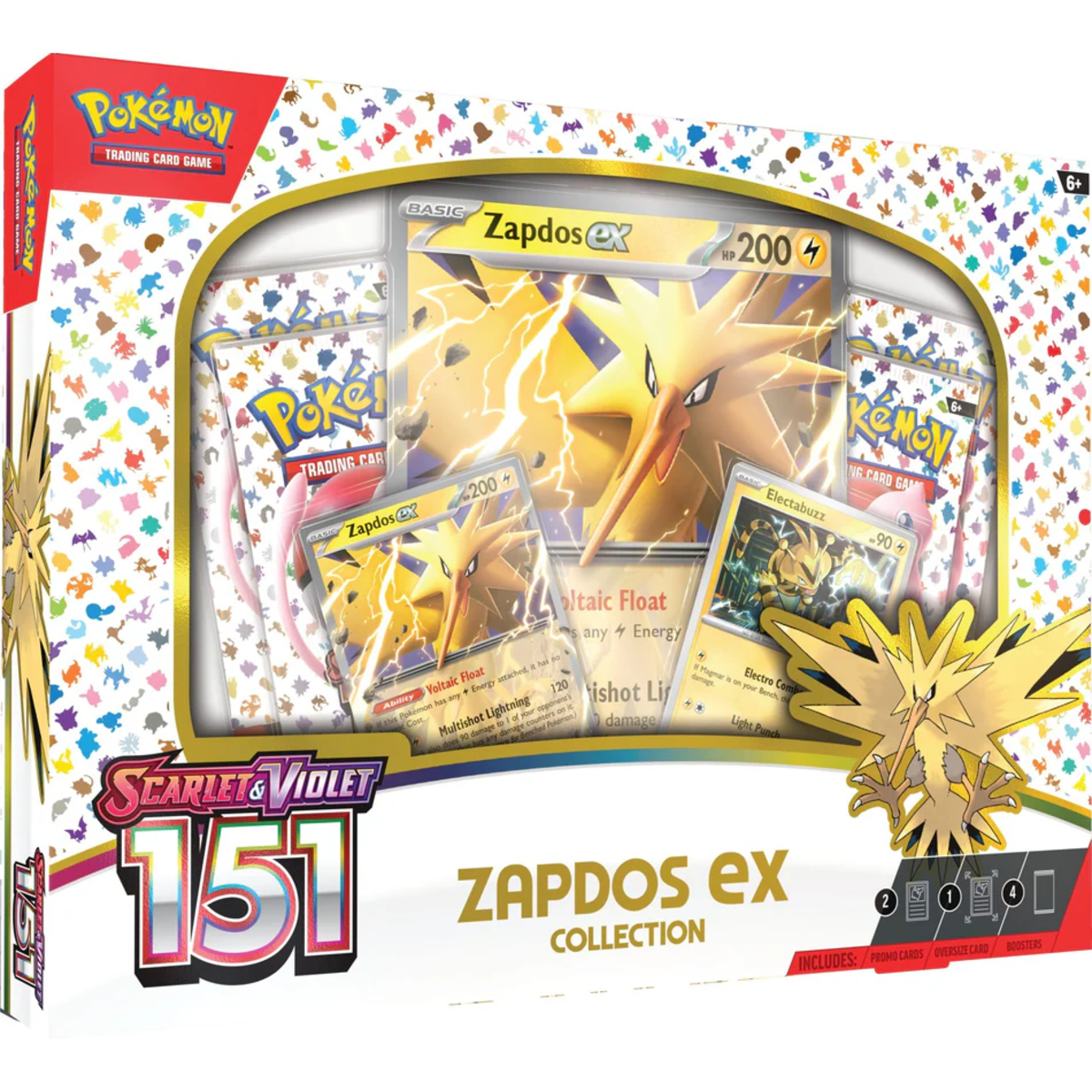 Pokemon Scarlet & Violet - SV03.5 - 151 Zapdos ex Collection box