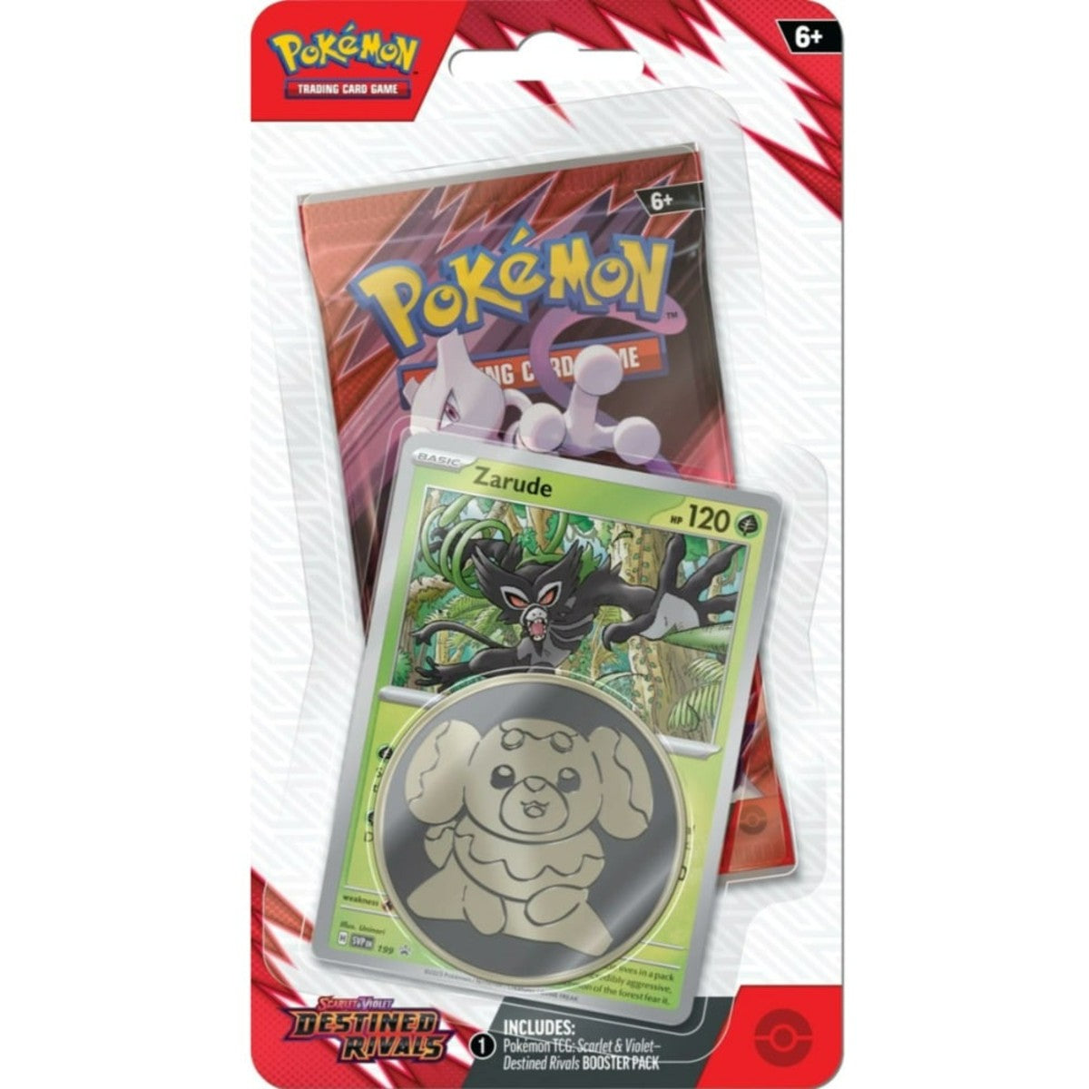 Pokemon Scarlet & Violet - SV10 - Destined Rivals Checklane Blister - Zarude